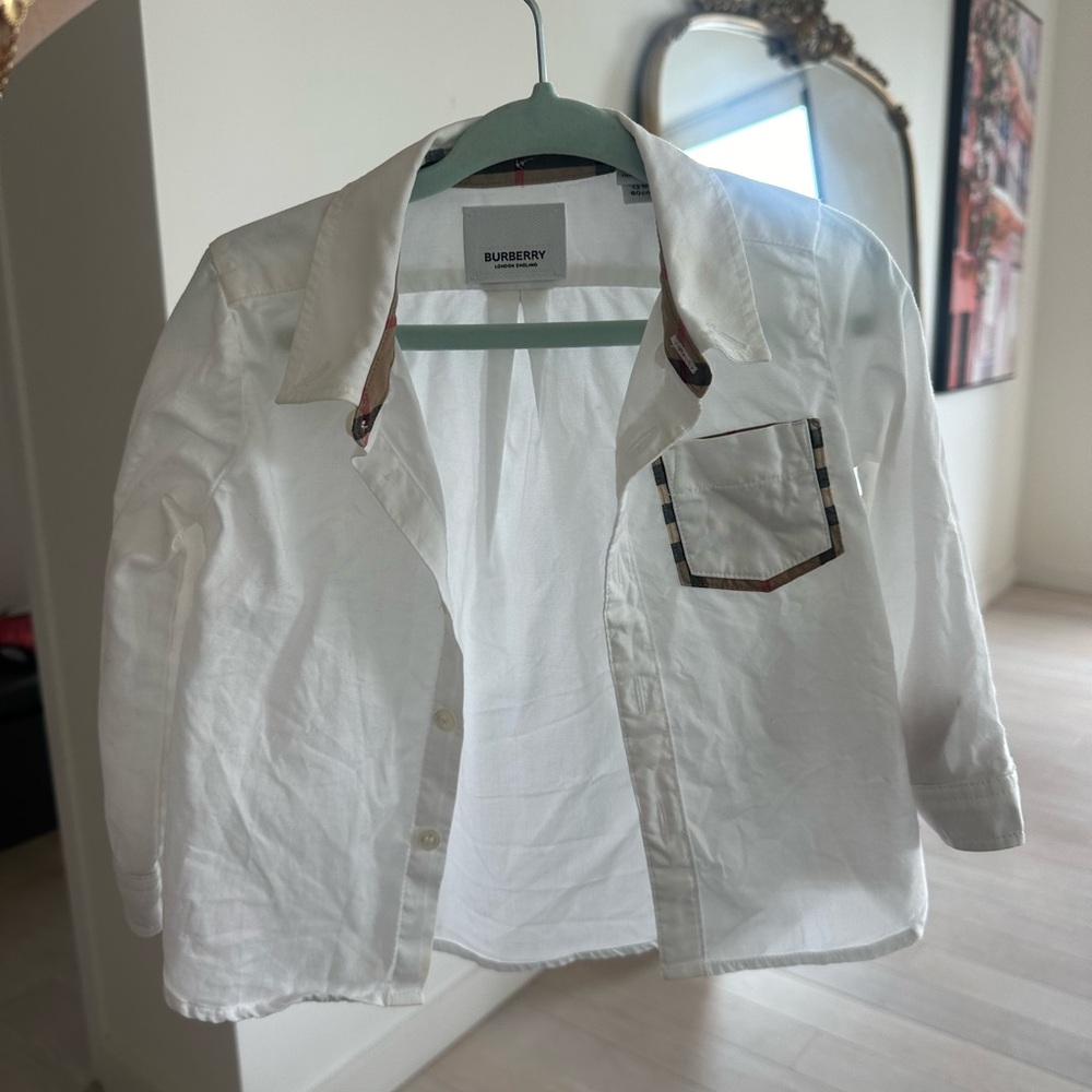 Authentic Burberry kids shirt